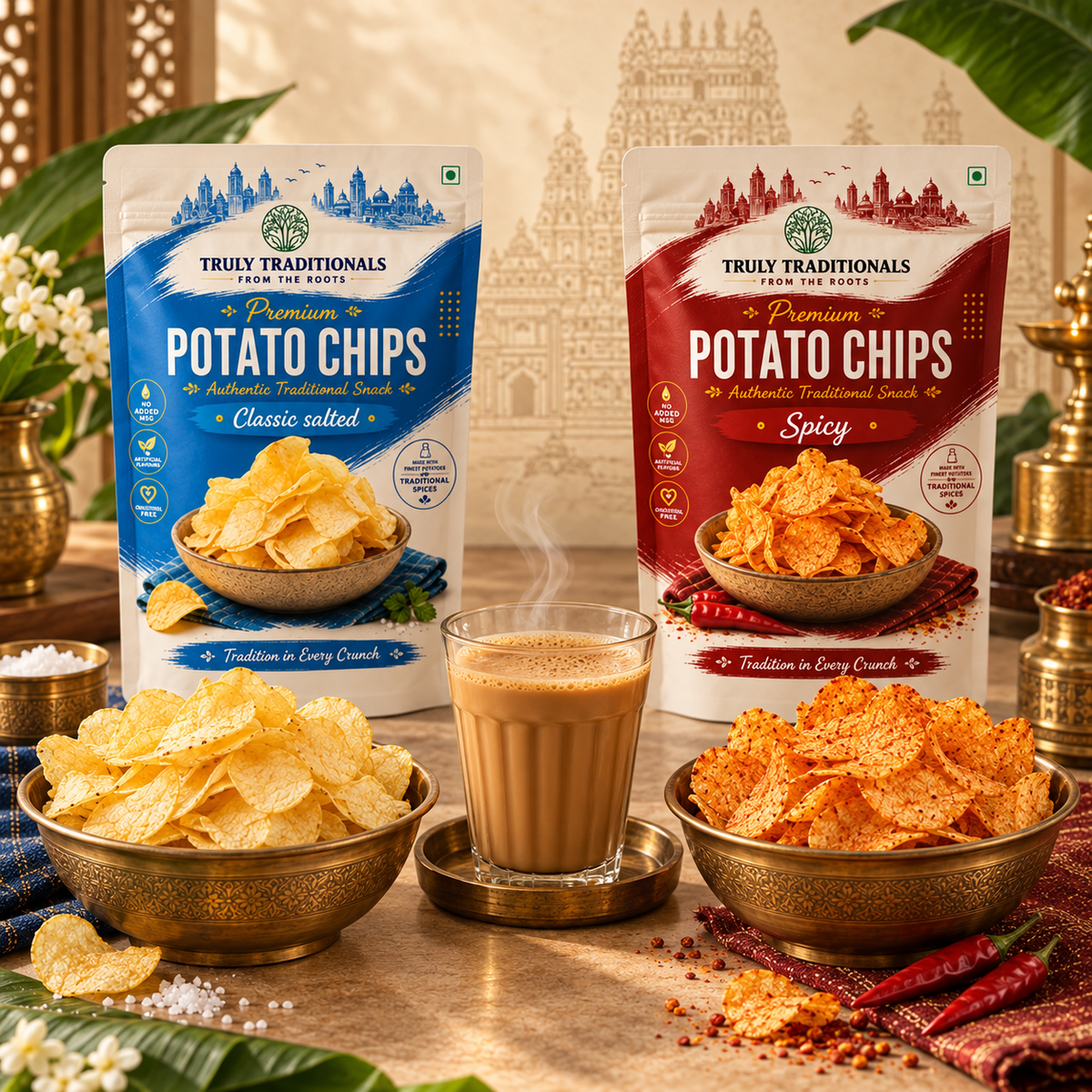 SALT & SPICY POTATO CHIPS COMBO