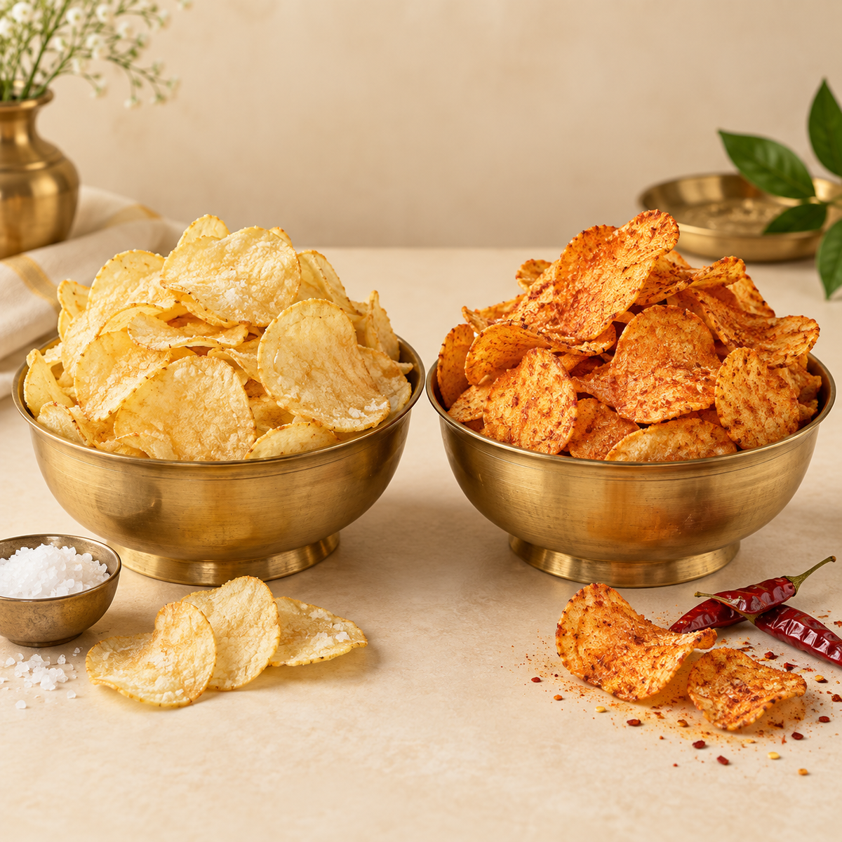 SALT & SPICY POTATO CHIPS COMBO