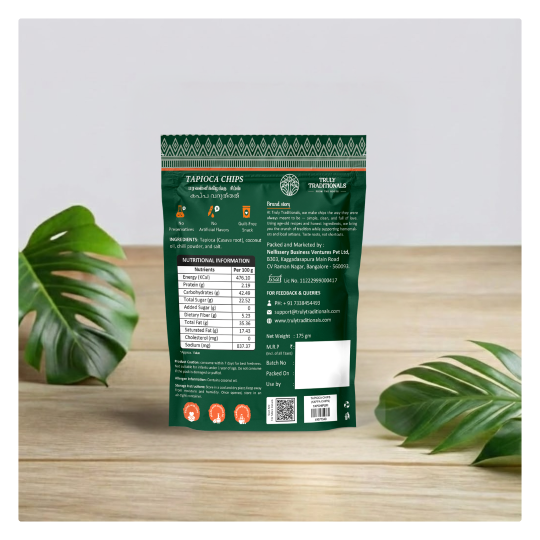 TAPIOCA CHIPS (KAPPA CHIPS)