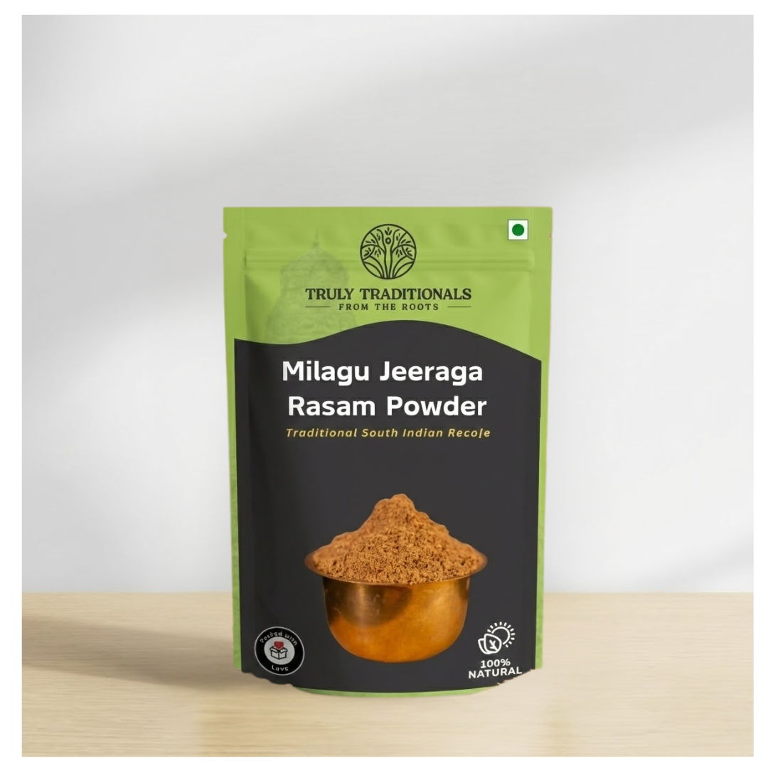 MILAGU JEERAGA RASAM PODI (PEPPER JEERA RASAM POWDER)