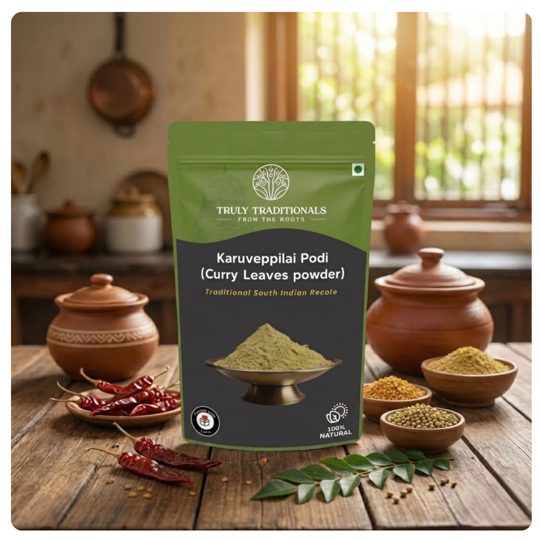 CURRY LEAVES POWDER (KARUVEPPILAI PODI)